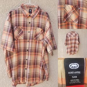 ecko unltd. 5xb Plaid Button Down MEN'S